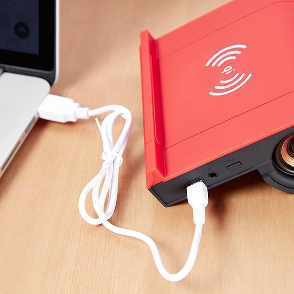 Carregador Wireless para celular com Caixa de Som Bluetooth - foreveralmeida