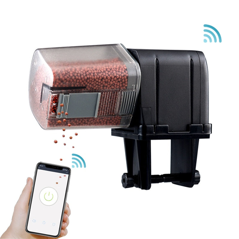 Alimentador Automático para Aquário Wi-fi - foreveralmeida